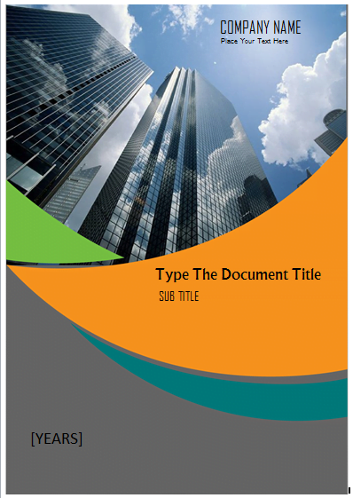 Microsoft Word Cover Page Templates