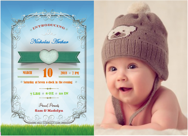 Birth Announcements & Baby Shower Invitations