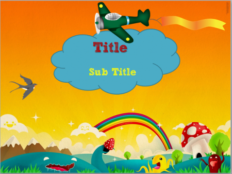 Powerpoint Template For Elementary School