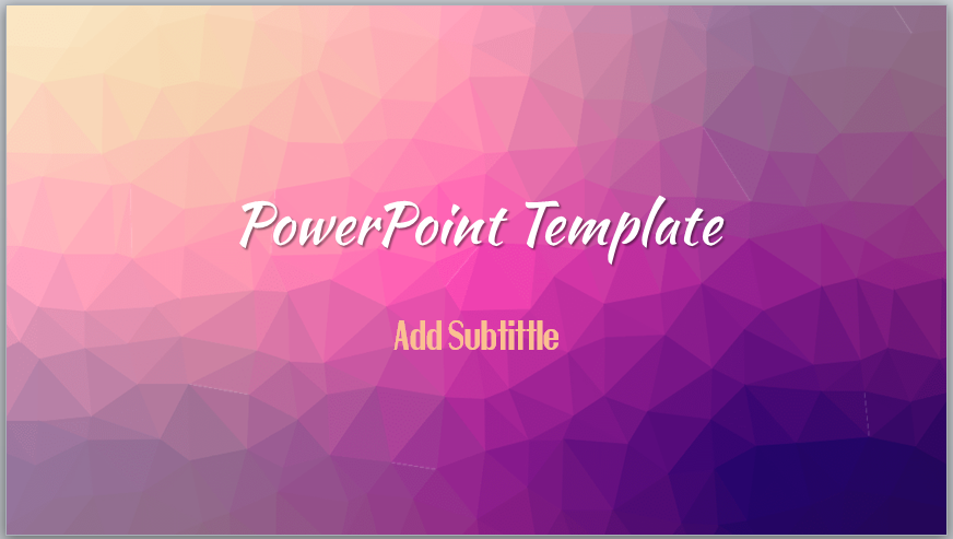 free download glamor design powerpoint template