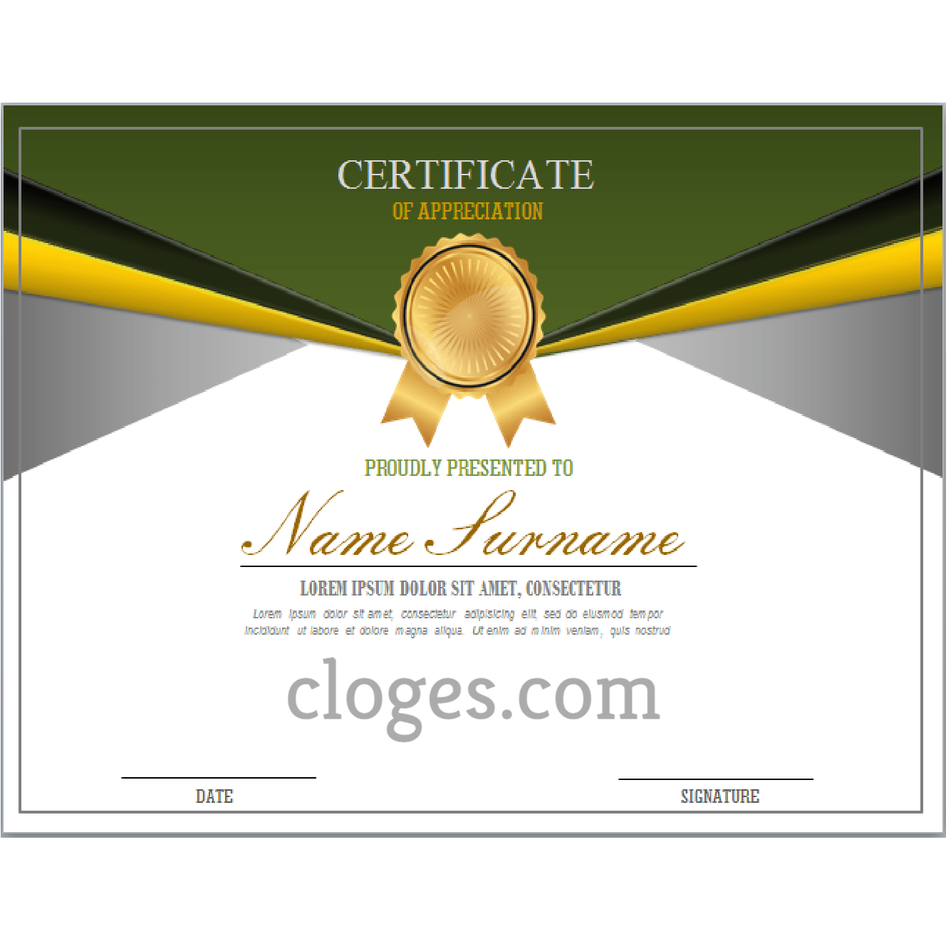 green-editable-word-certificate-of-appreciation-template-gambaran