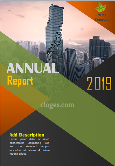 Report Cover Page Ms Word Template