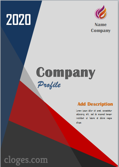 free download company profile template word format
