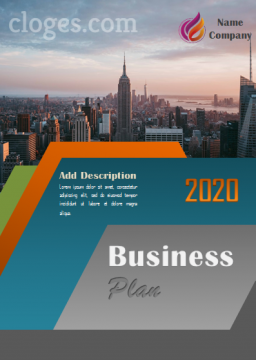 Stylish Business Plan Cover Page Free Word Template