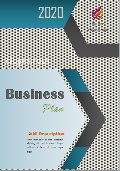 Editable Free Word Cover Page Business Plan Template