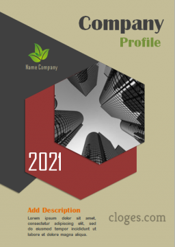 Best Company Profile Cover Template Ms.Word