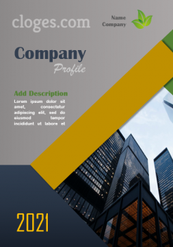 Grey Word Company Profile Template